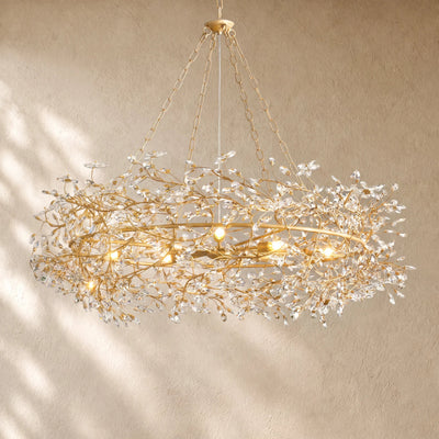 Fiory Crown Crystal Branch Chandelier