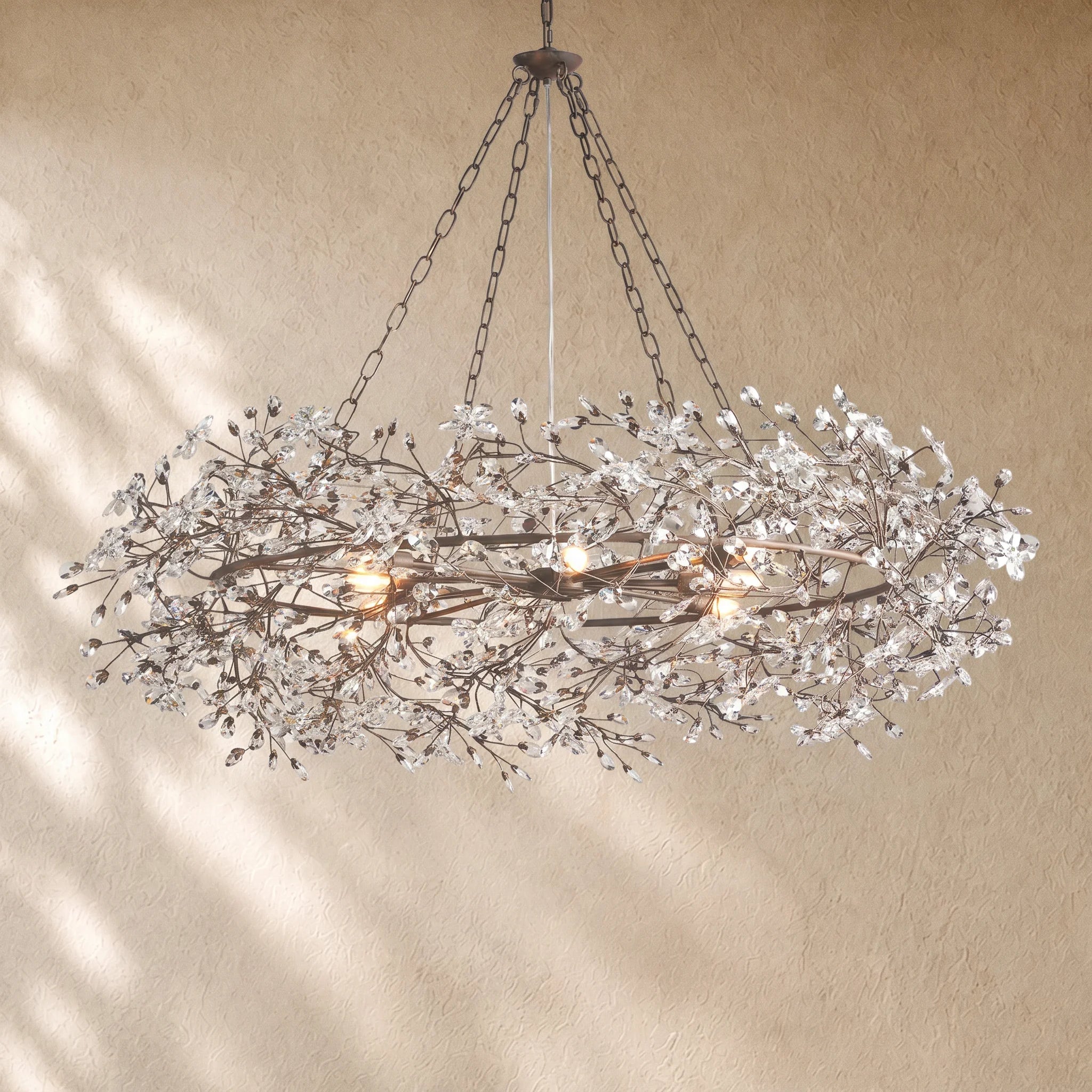 Fiory Crown Crystal Branch Chandelier