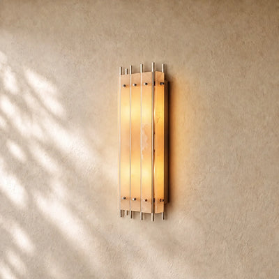 San Marcon Alabaster Grand Rectangular Sconce