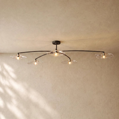LILY GLASS FLUSHMOUNT 48“