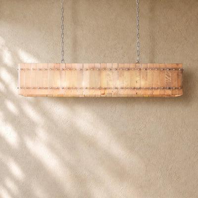 San Marcon Alabaster Linear Chandelier