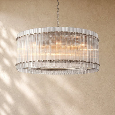 San Marcon Glass Round Chandelier