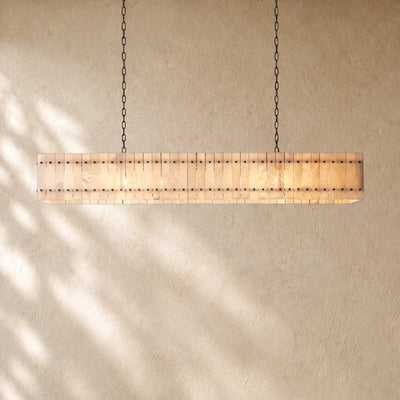 San Marcon Alabaster Linear Chandelier
