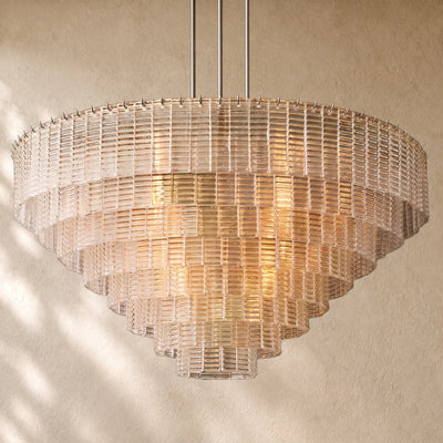 Sirena Glass Round Chandelier