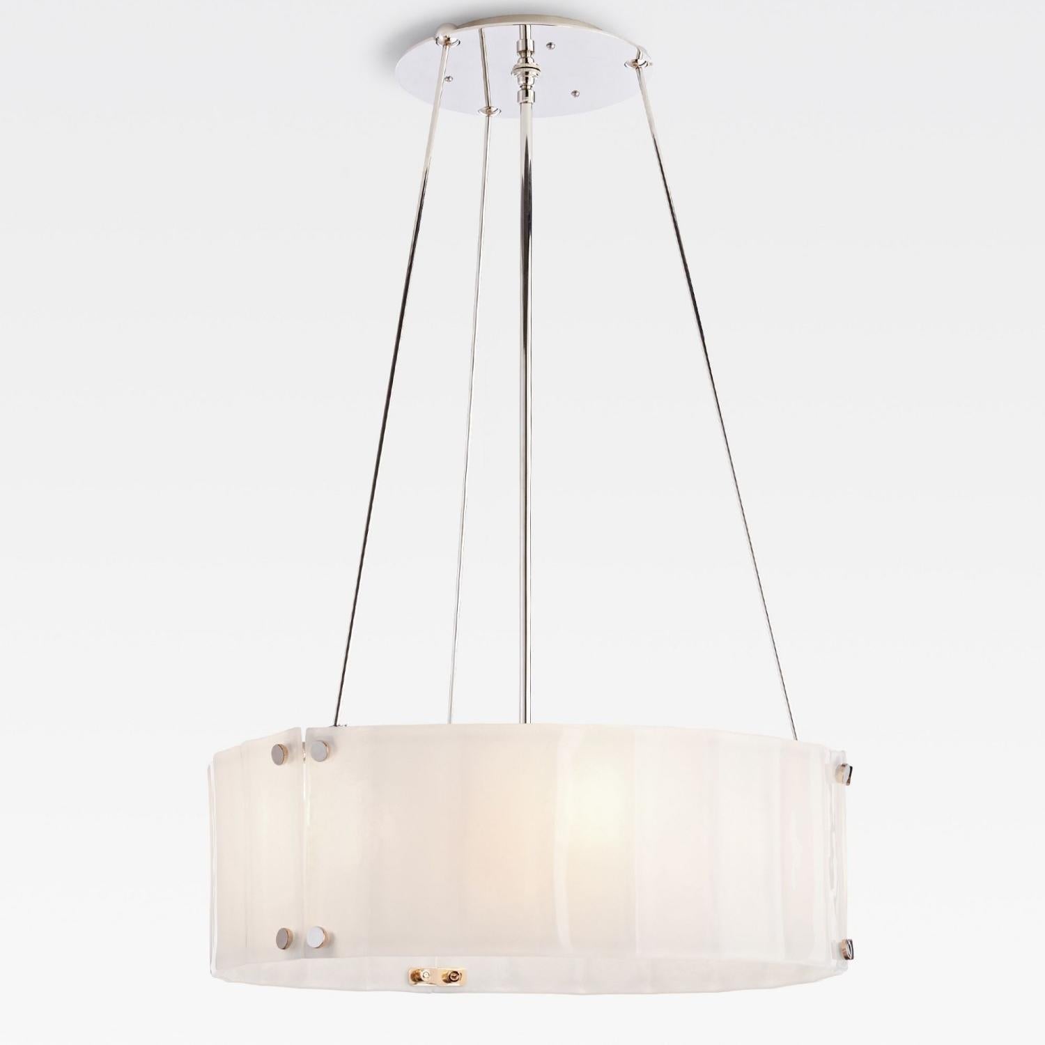 Willamette Round Crystal Chandelier - Cyran Lamps
