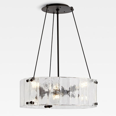 Willamette Round Crystal Chandelier - Cyran Lamps