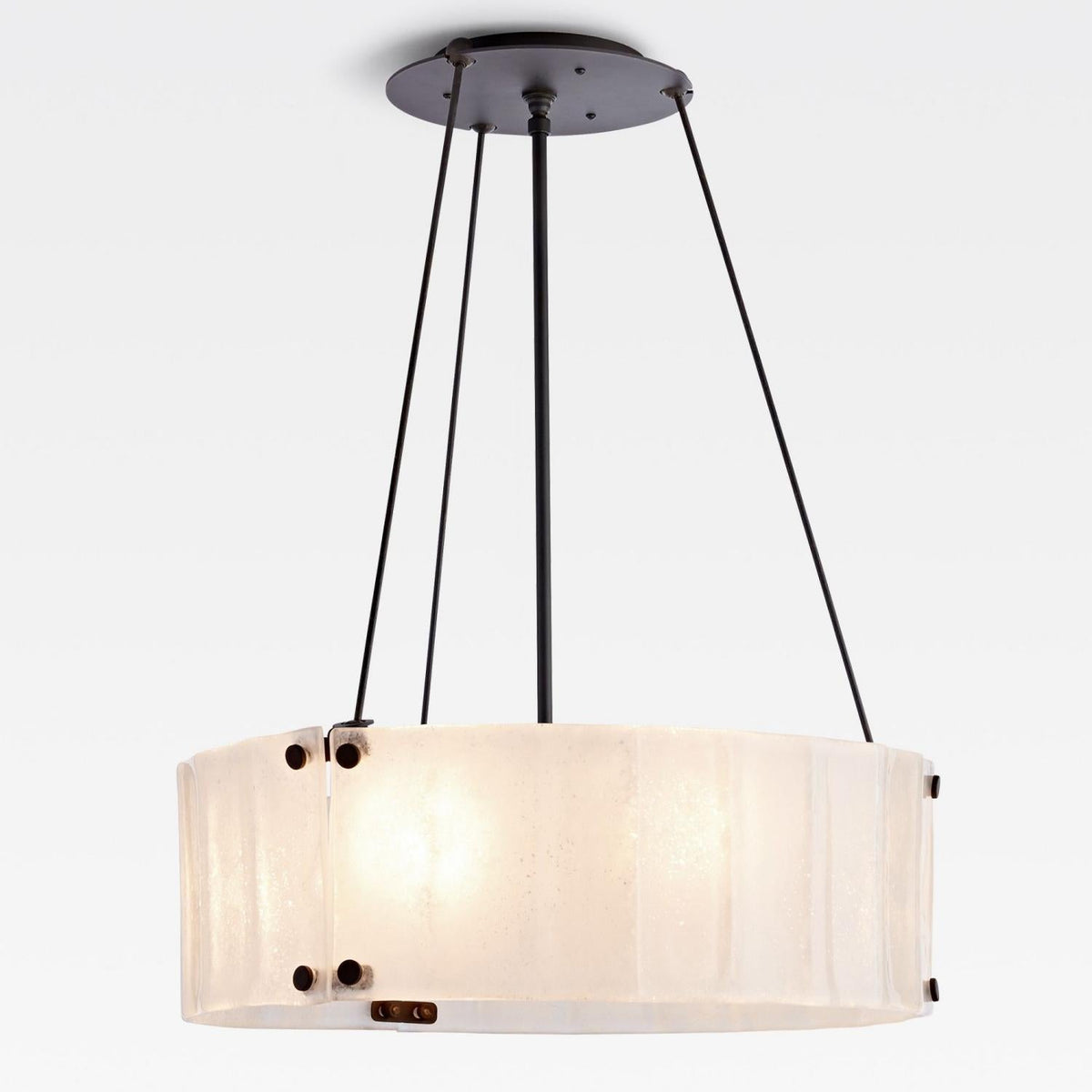 Willamette Round Crystal Chandelier - Cyran Lamps