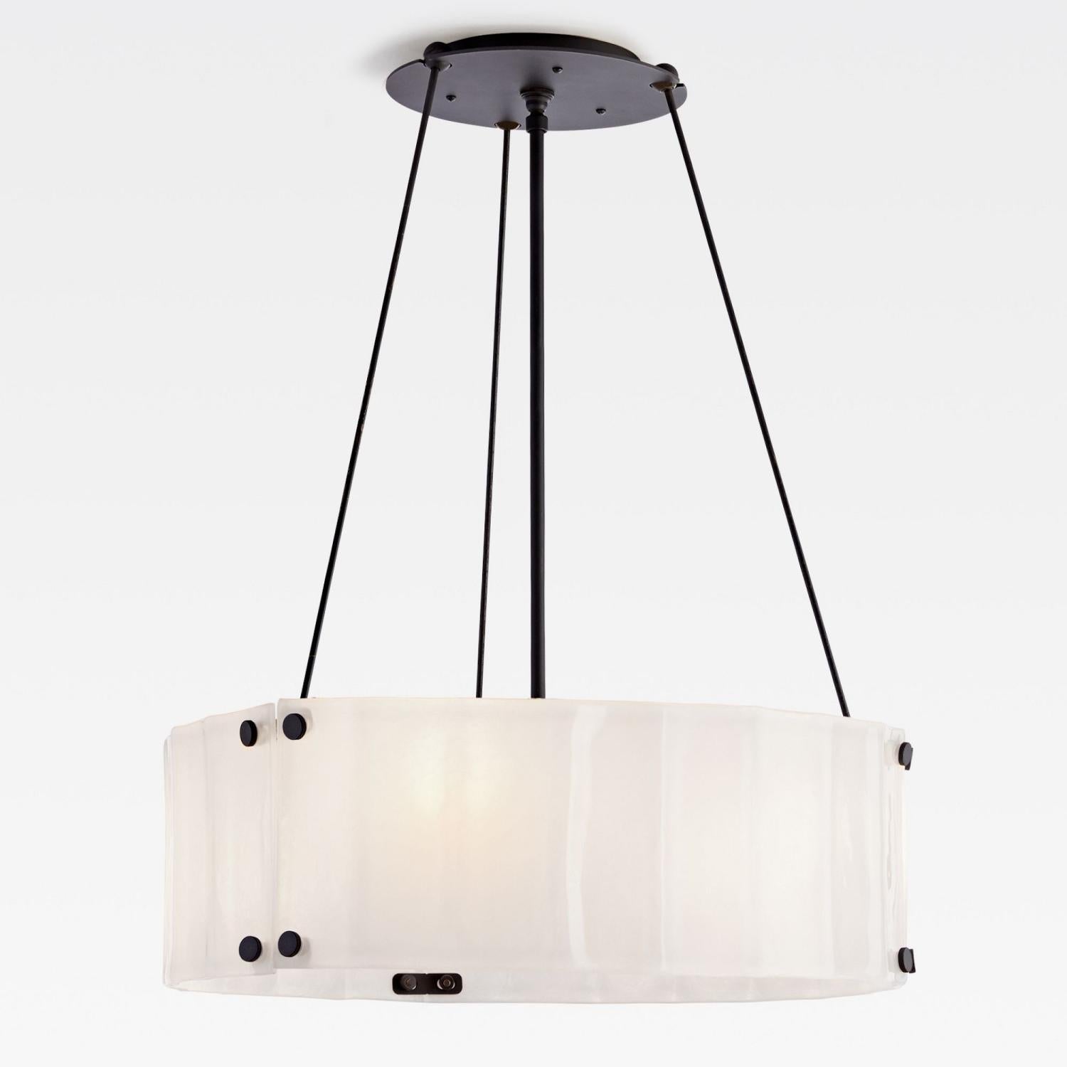 Willamette Round Crystal Chandelier - Cyran Lamps