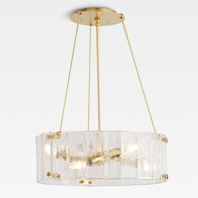 Willamette Round Crystal Chandelier - Cyran Lamps