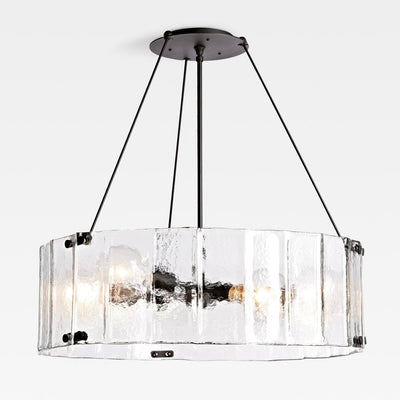 Willamette Round Crystal Chandelier - Cyran Lamps