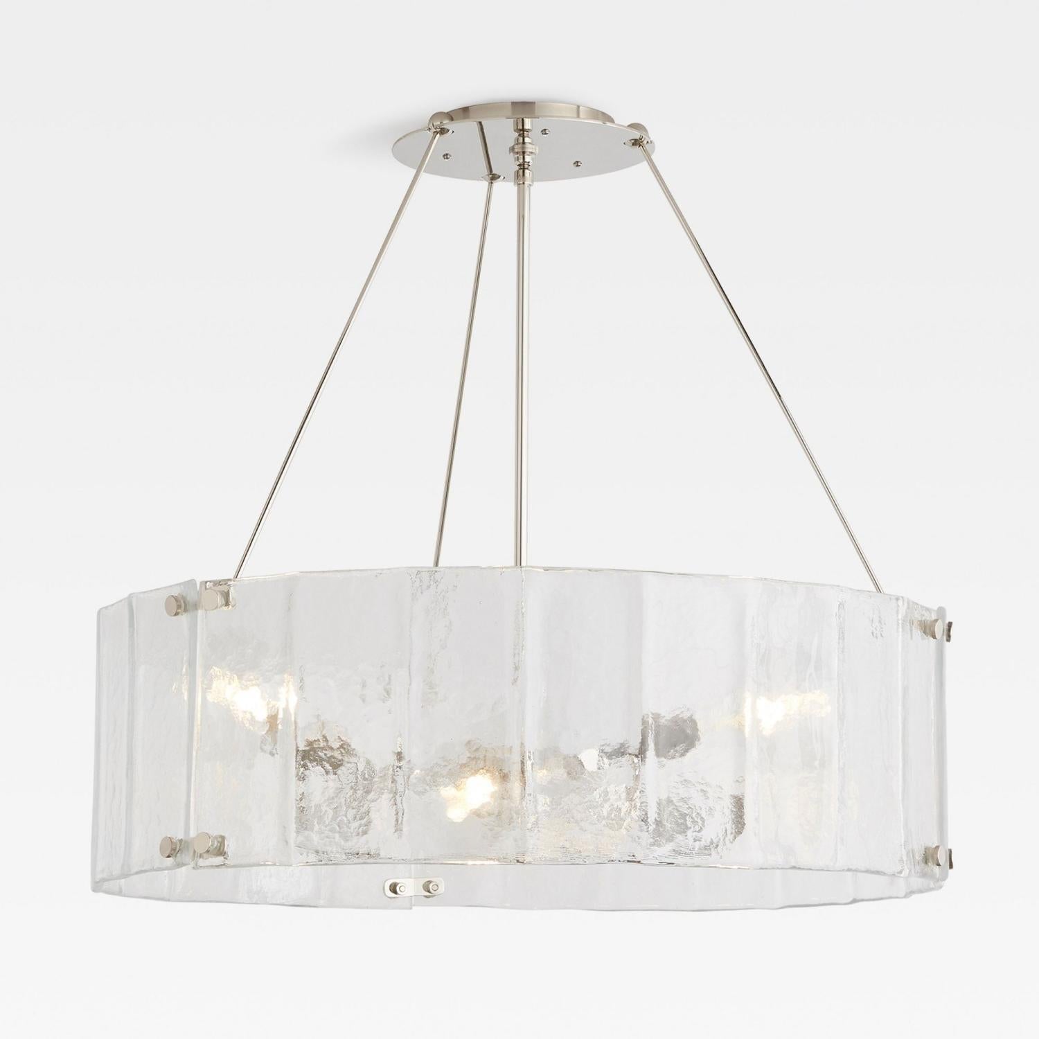 Willamette Round Crystal Chandelier - Cyran Lamps