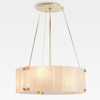 Willamette Round Crystal Chandelier - Cyran Lamps