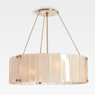 Willamette Round Crystal Chandelier - Cyran Lamps