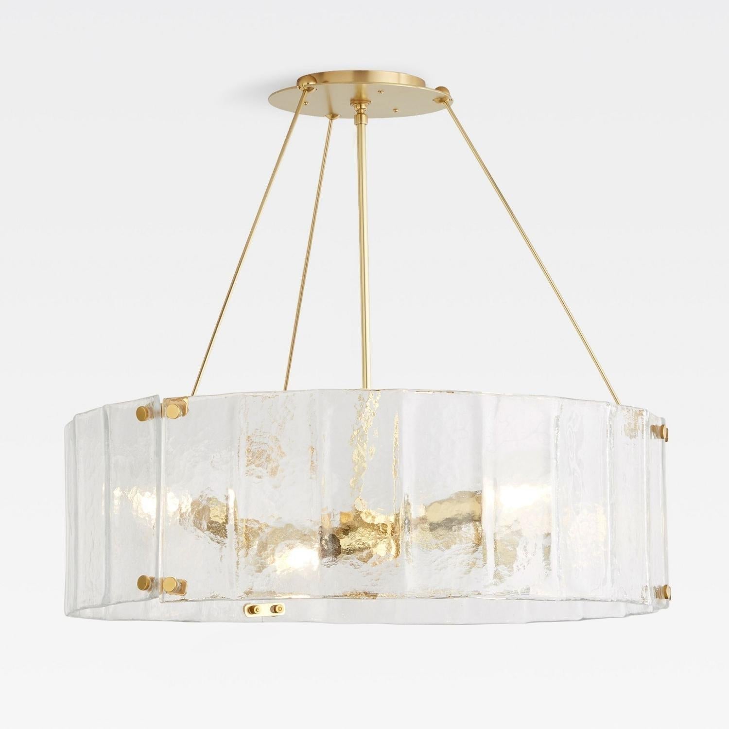 Willamette Round Crystal Chandelier - Cyran Lamps