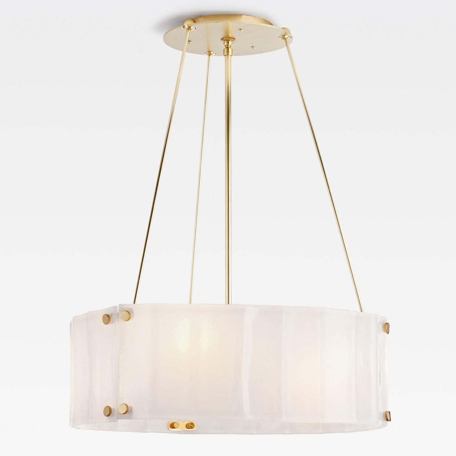 Willamette Round Crystal Chandelier - Cyran Lamps