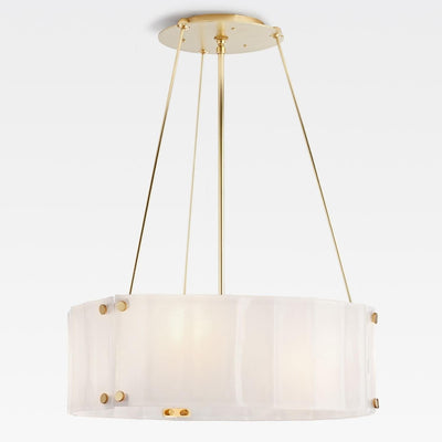 Willamette Round Crystal Chandelier - Cyran Lamps