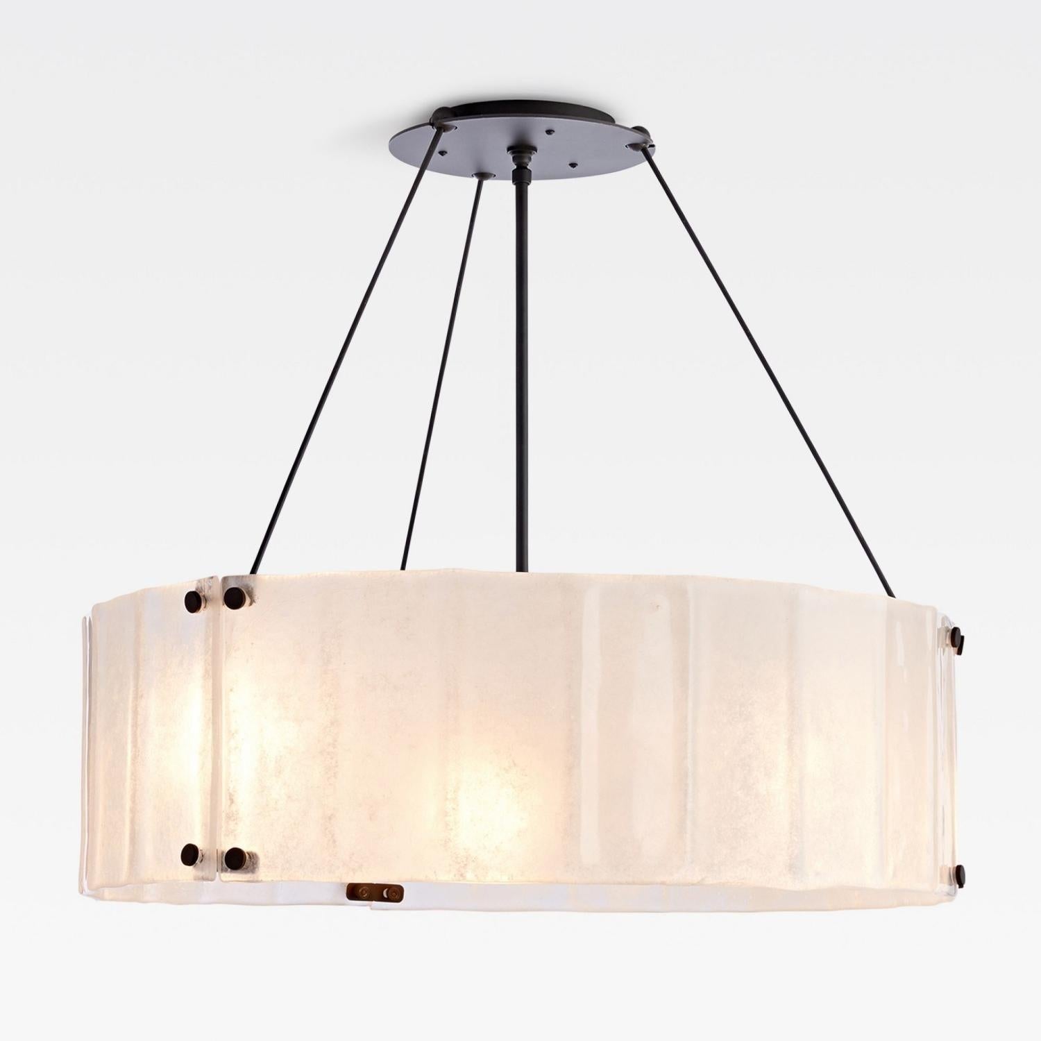 Willamette Round Crystal Chandelier - Cyran Lamps