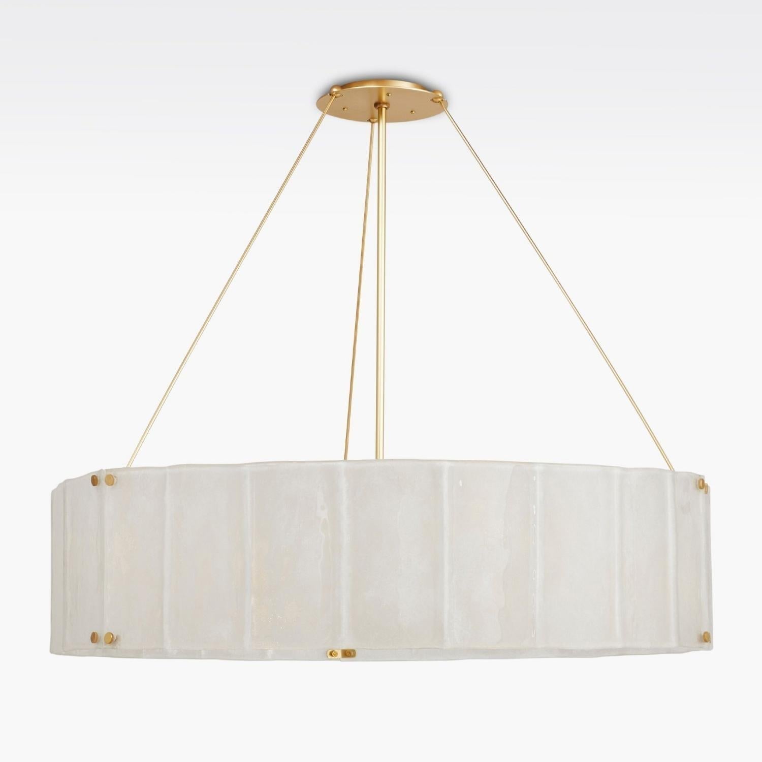 Willamette Round Crystal Chandelier - Cyran Lamps