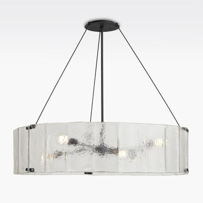 Willamette Round Crystal Chandelier - Cyran Lamps