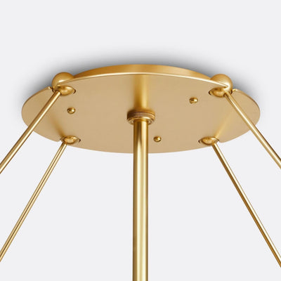 Willamette Round Crystal Chandelier - Cyran Lamps