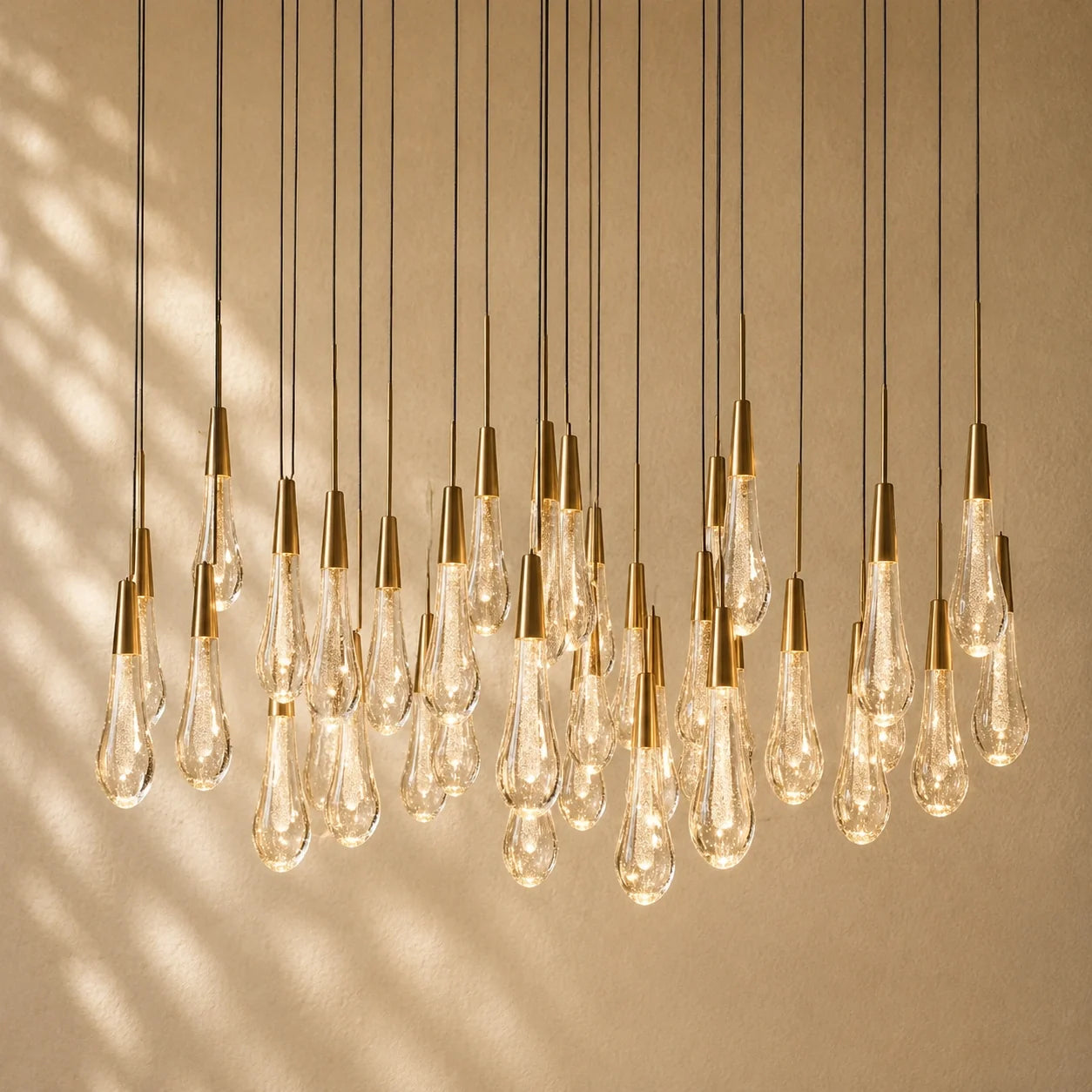 Soltairan Round Chandelier 17" 24" 36" 48" 58"