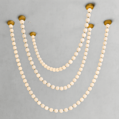 X - Pearl Necklace Chandelier - cyranlamps