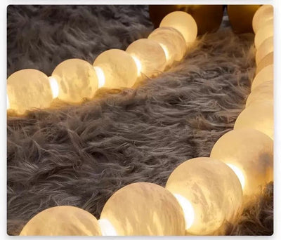 X - Pearl Necklace Chandelier - cyranlamps